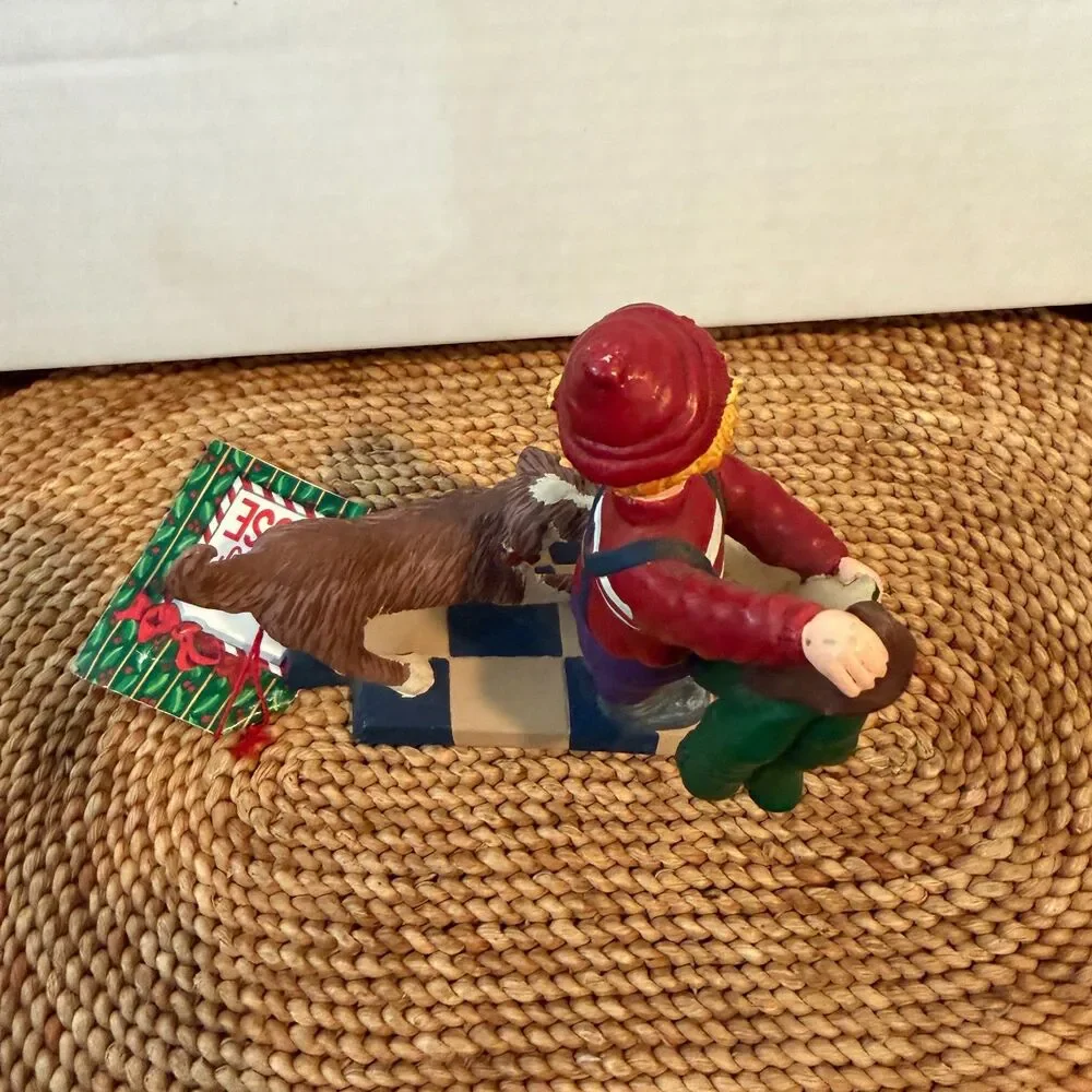 Dept 56 Nicholas Hanging Coat 9311-4 All Through The House Dog Figurine Retired